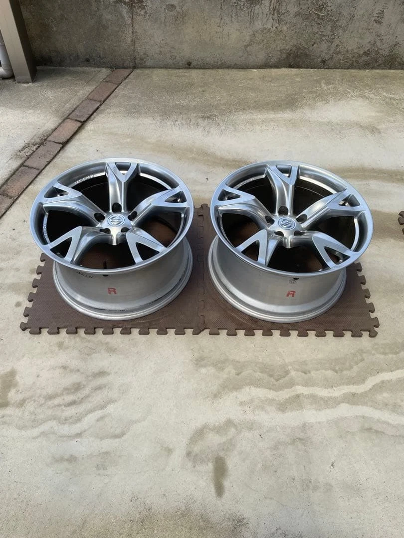 JDM ZST Genuine RAYZ19 Silver Aluminum Wheels 5-Spoke No Tires - Image 3