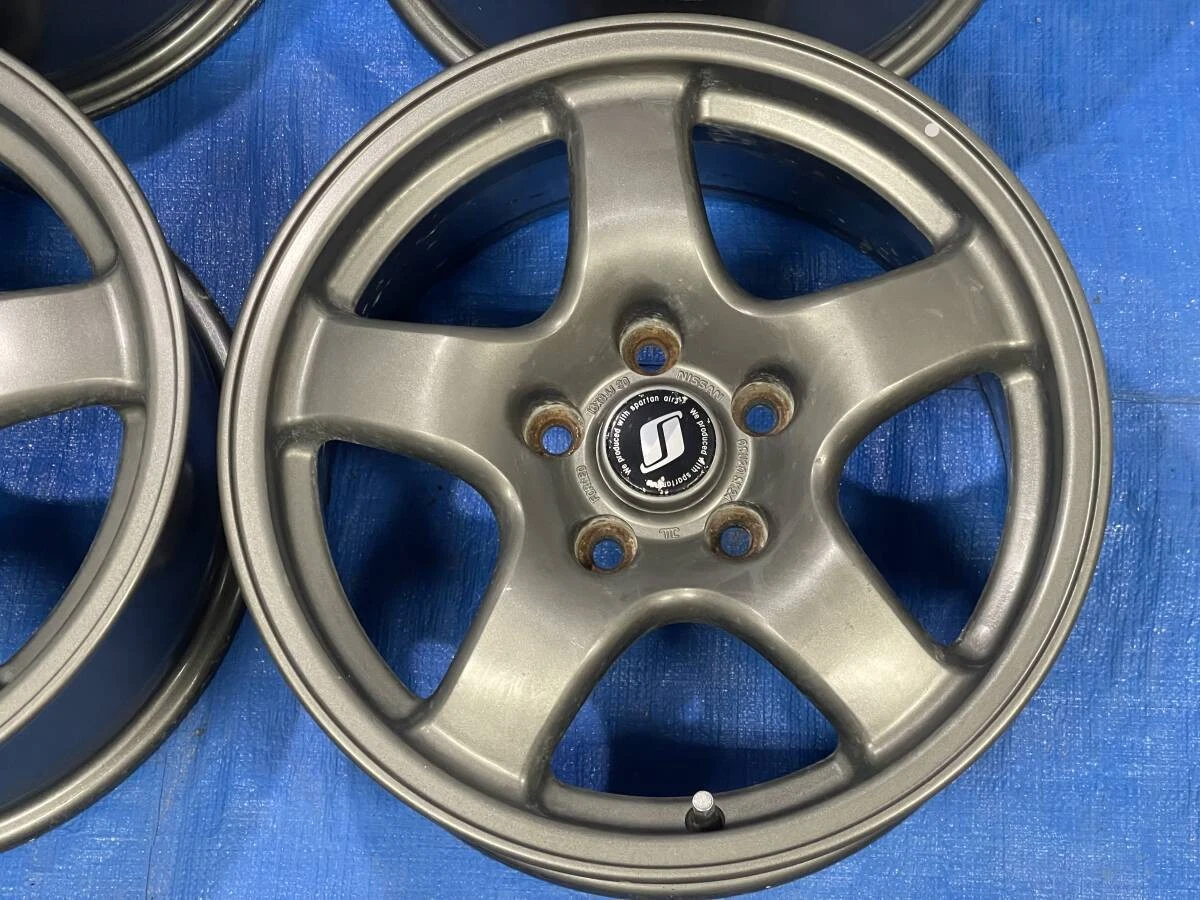 JDM ③Rare BNR32 Skyline GT-R genuine lightweight forging aluminum whee No Tires - Image 5