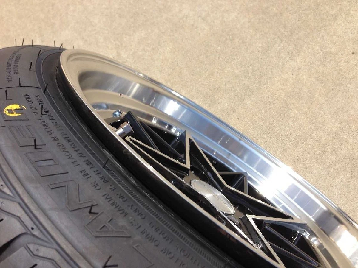 JDM Undriven L805 tires 15-inch 4-pack set 15x8J 4H PCD100 OFF+25 165/ No Tires - Image 7