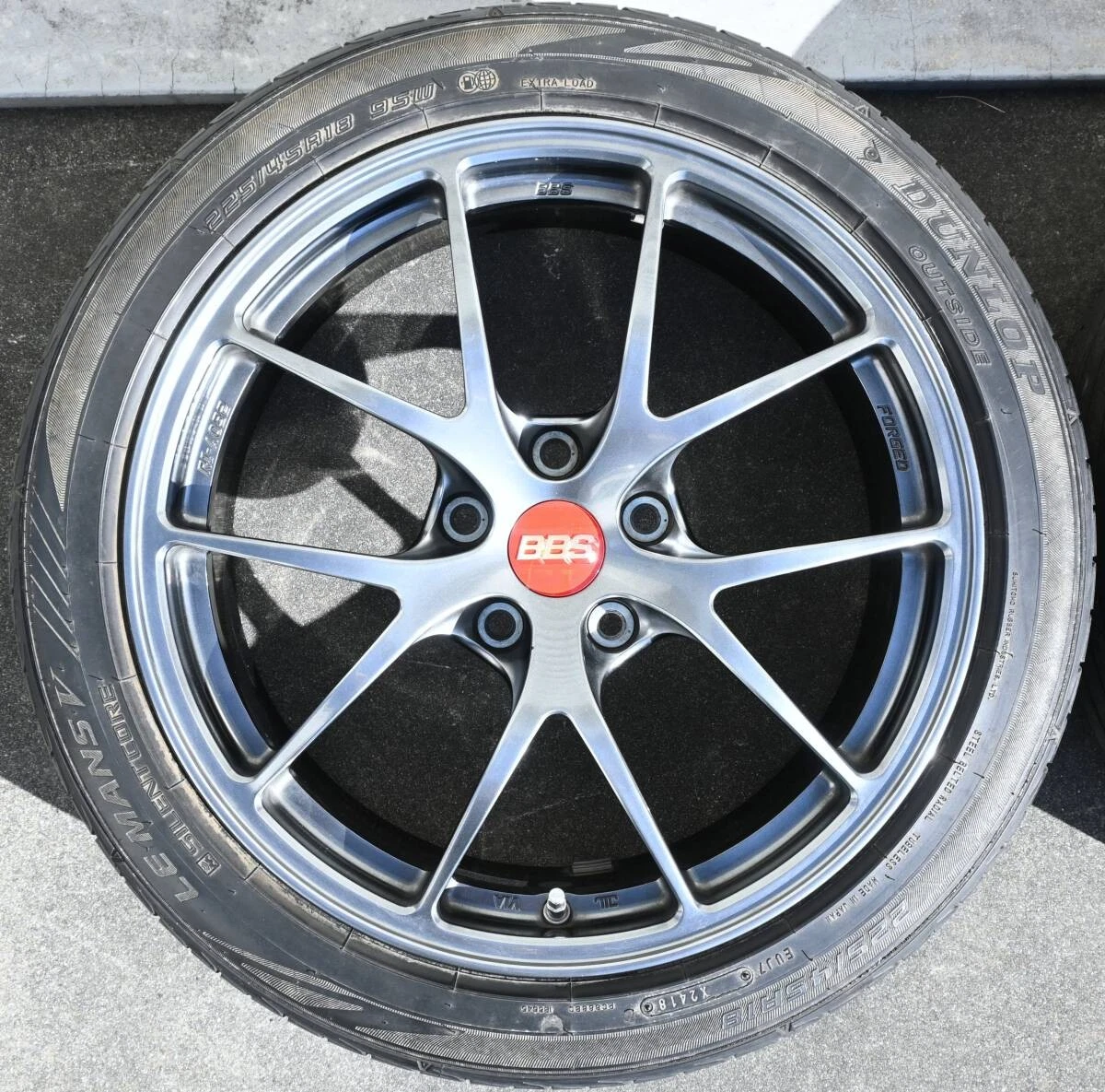 JDM BBS RI-A 18x8.0J+45 PCD114.3 5H RI-A032 GR Yaris Levorg Layback Ve No Tires - Image 5