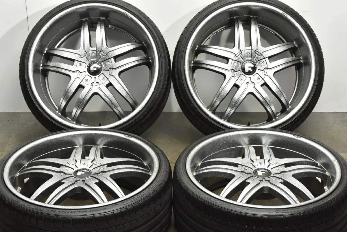 JDM Used FORGIATO 4-Book Set 229.0J x 22+15 PCD 114.3/120 245/30ZR22 9 No Tires - Image 2