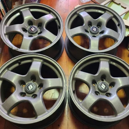 JDM GT-R 32 165-spoke aluminum wheels 4-book set No Tires