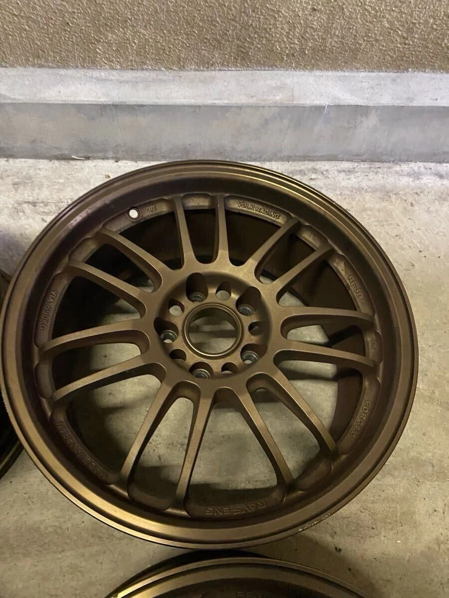 JDM RAYS Volk Racing RE30 Mitsubishi Lancer Evolution CT9A CP9A No Tires - Image 3