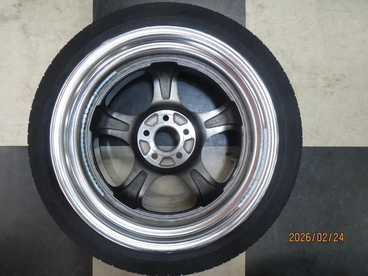 JDM Bakurim WORK MEISTER S1R 17GR86 ZN6 9.5J -15 / 10.5J -39 5H100 Exh No Tires - Image 8