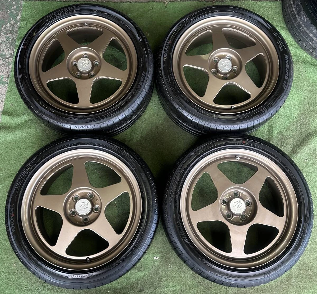 JDM DESMOND aftermarket wheels 174Book set 7J5HPCD100+45 rare lightwei No Tires