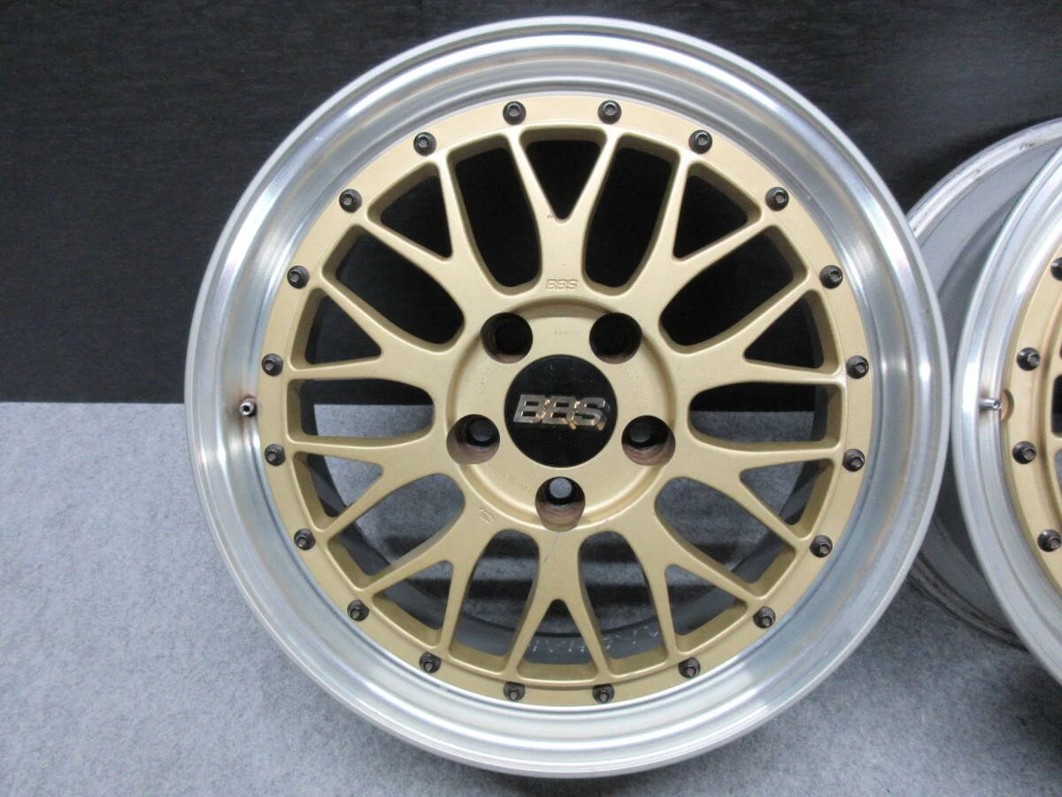 JDM No. 3 Popular Gold BBS LM 17 Supra Crown Mark II Altezza Subaru Le No Tires - Image 3