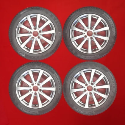 JDM BMW 4-Piece Set: ContiVikingContact 6 225/50R17 98T with Team Spar No Tires