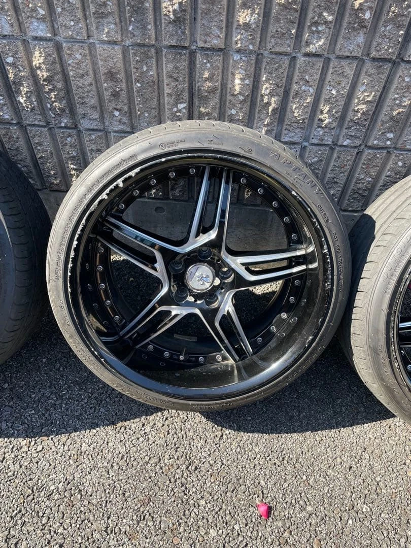 JDM WORK Durandal 9.5j+15 deep rims for mini vans sedans and Drill-Lik No Tires - Image 6