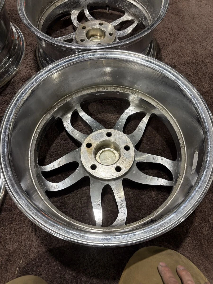 JDM Kaotik Vizio Keotic Vizio 17x7.5 5/114.3 IN40 oars Doskool USDM Ne No Tires - Image 2