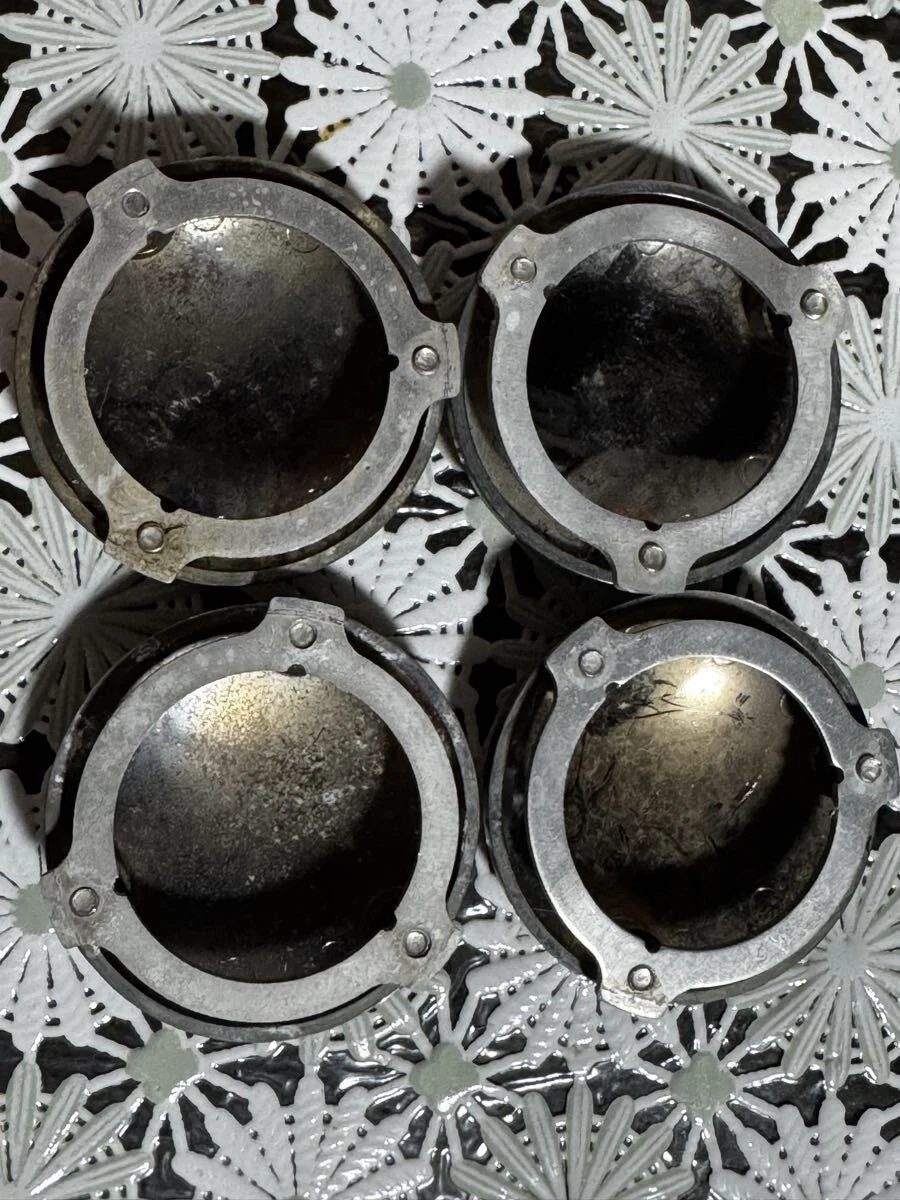 JDM Limited Edition Metal Wheel Caps with Logo 4 Individual Set No Tires - Image 6