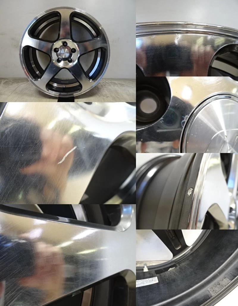 JDM A-024 Cash on delivery available Rank D.I Used WORK RYVER Raybar S No Tires - Image 3