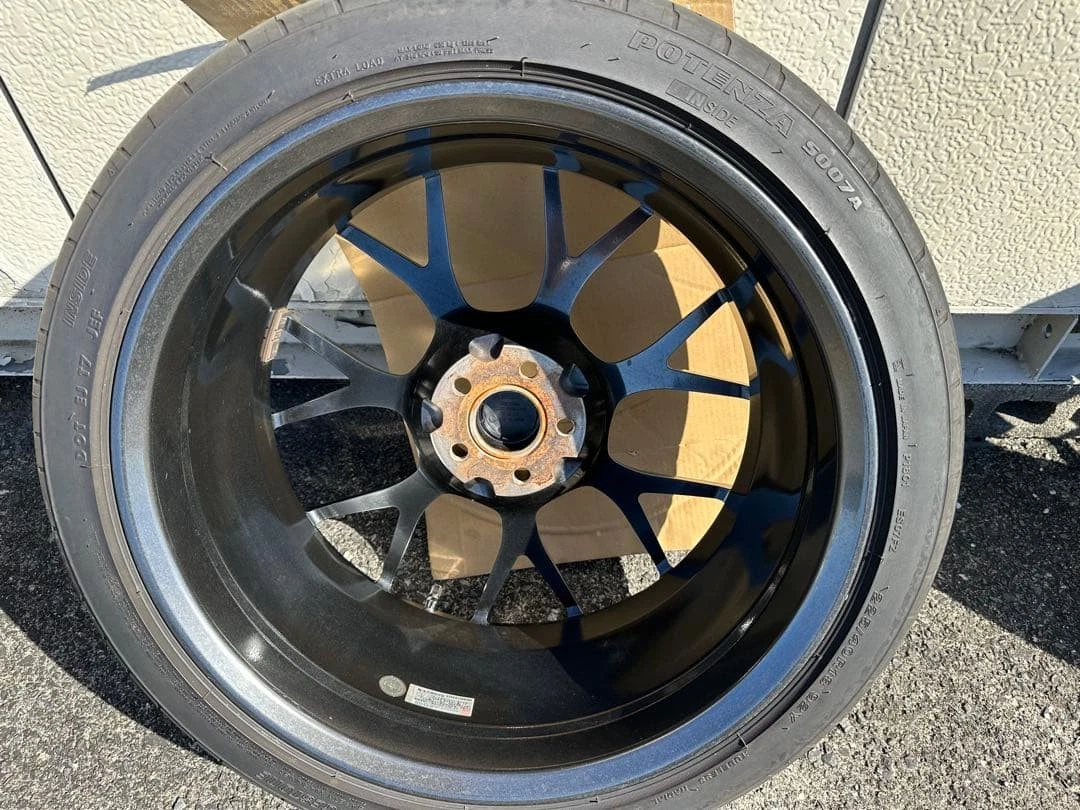 JDM BBS 18 Diamond Black Wheel Set No Tires - Image 6