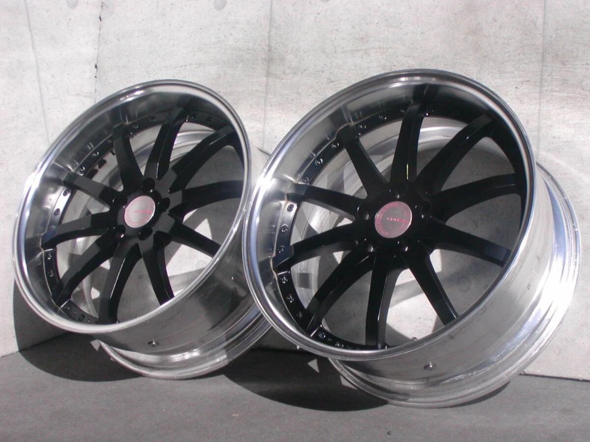 JDM Deep rims different front and rear inch sizes WORK Gnosis GS1 8.5J No Tires - Image 2