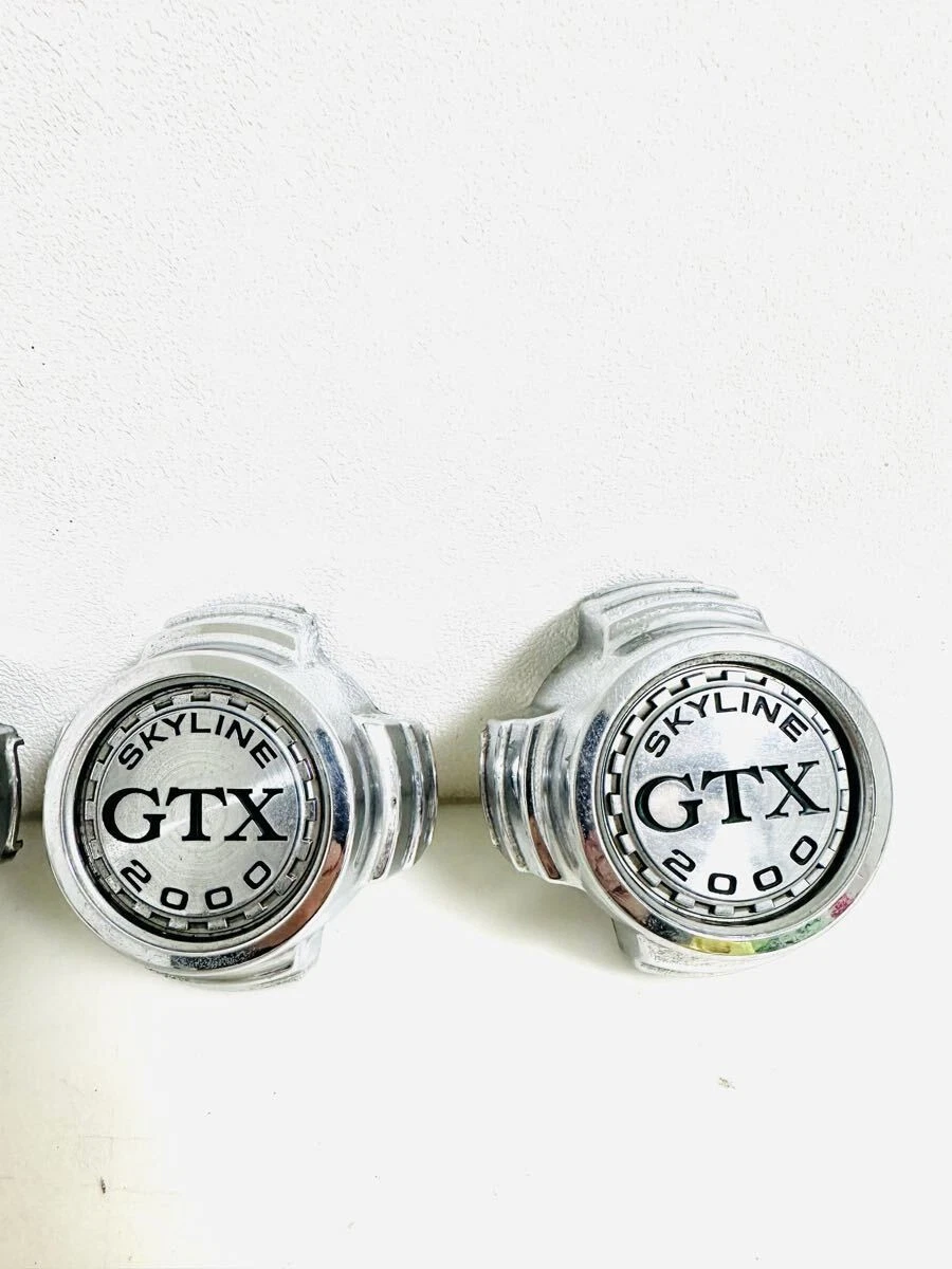 JDM Genuine center caps for Skyline Kenmeri 2000GTX 1 set No Tires - Image 3