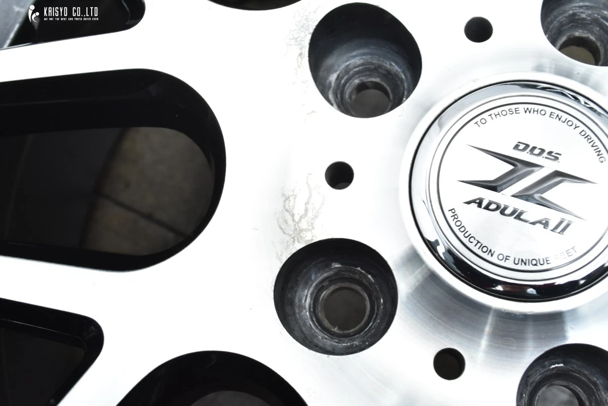 JDM Good Condition DOS 16-inch 6.5J +53 PCD114.3 Yokohama Ecos ES300 2 No Tires - Image 8