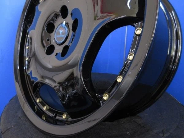 JDM Crown Harrier/Alphard 4-Book Set Display Item WEDS Dish Aluminum W No Tires - Image 6