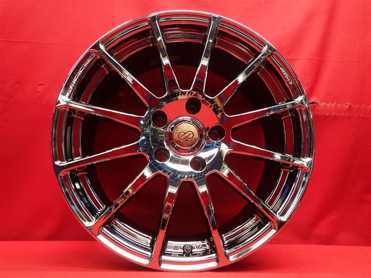 JDM Used ENKEI SC03 wheels 4-wheel 8J 17x114.3 bolt pattern 5x114 bolt No Tires - Image 7