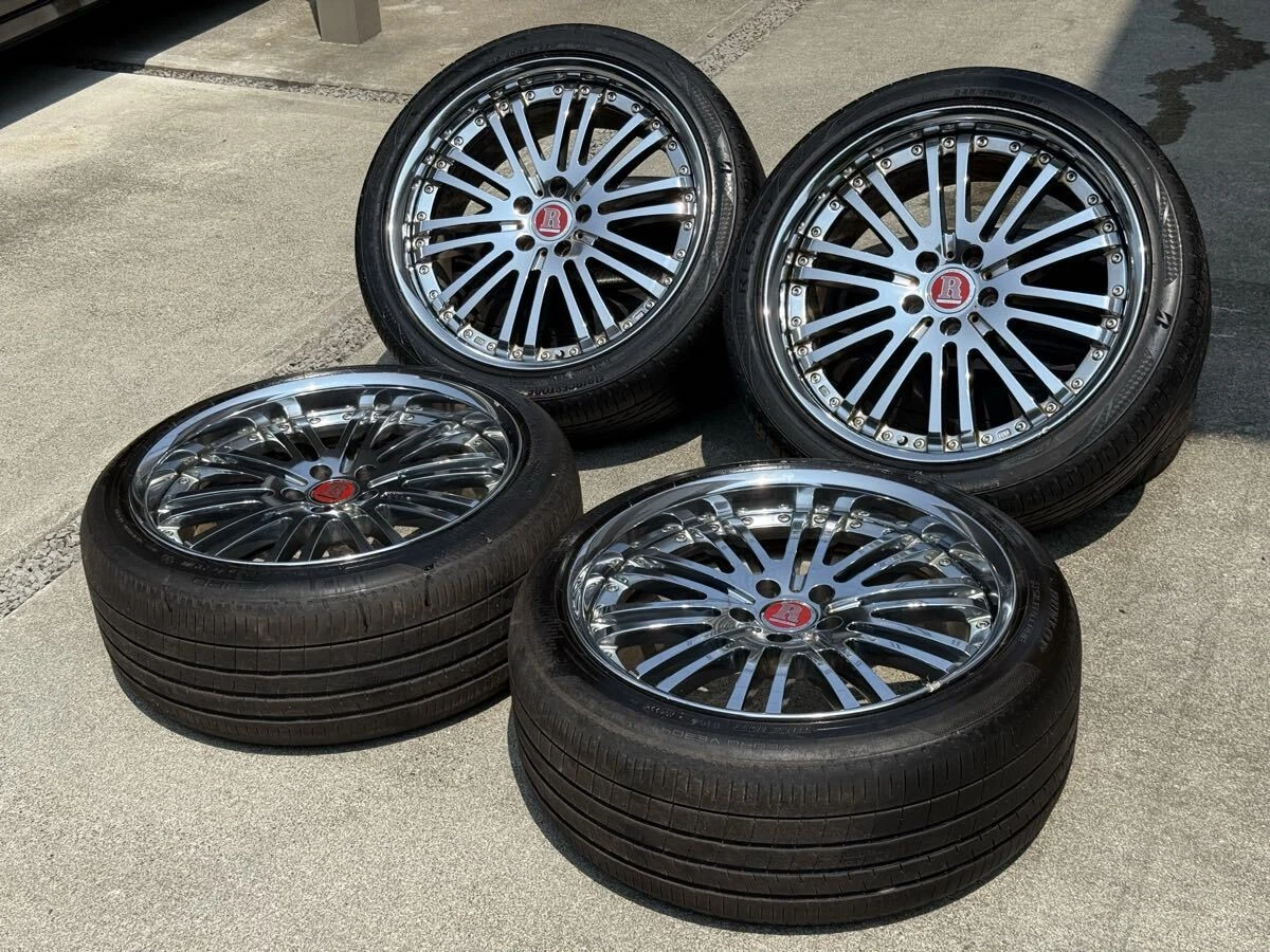 JDM Rare WORK LeZacks Universal deep rims with forged plating and high No Tires