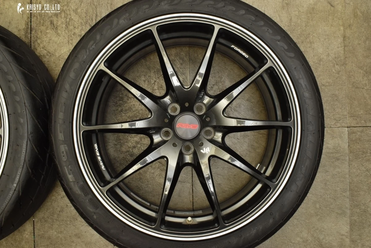 JDM Breathable Groove RAYS Volcrazing G25 18-inch 7.5J +48 PCD100 Fina No Tires - Image 4