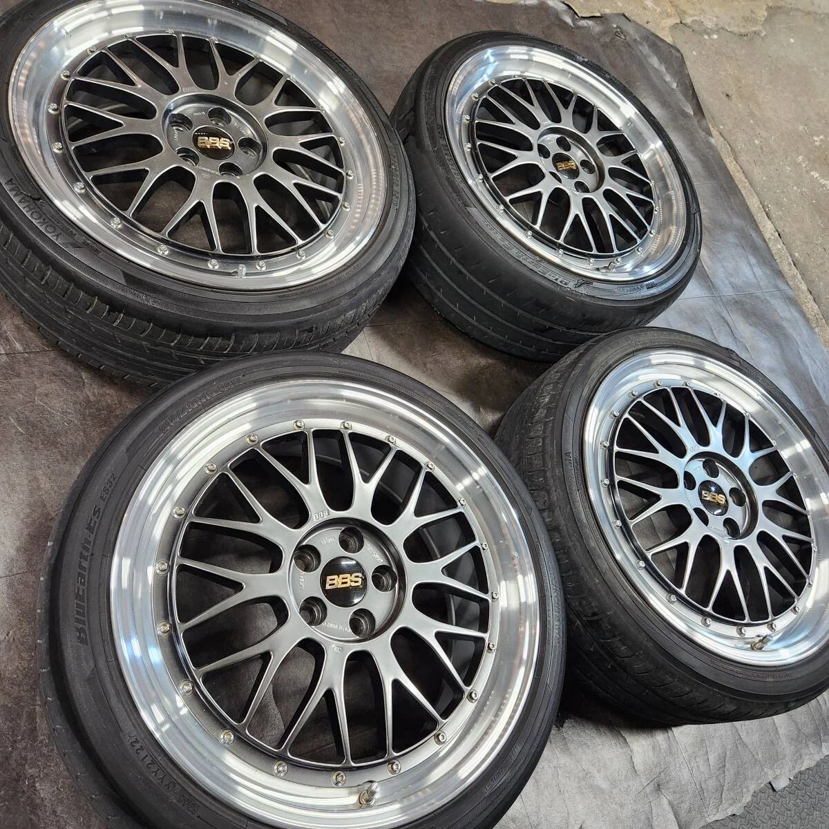 JDM BBS LM Limited Color LM247 Rare PCD 100-5H Fits Prius/BRZ/86/Wish/ No Tires - Image 7