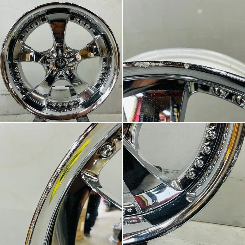 JDM WORK Discontinued LS 105 208.5J +16 114.3/5-Hole 3-Piece O-Disc De No Tires - Image 7