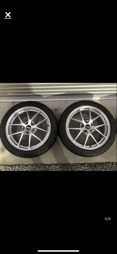 JDM BBS RI-A 18-inch studless tire set No Tires - Image 3