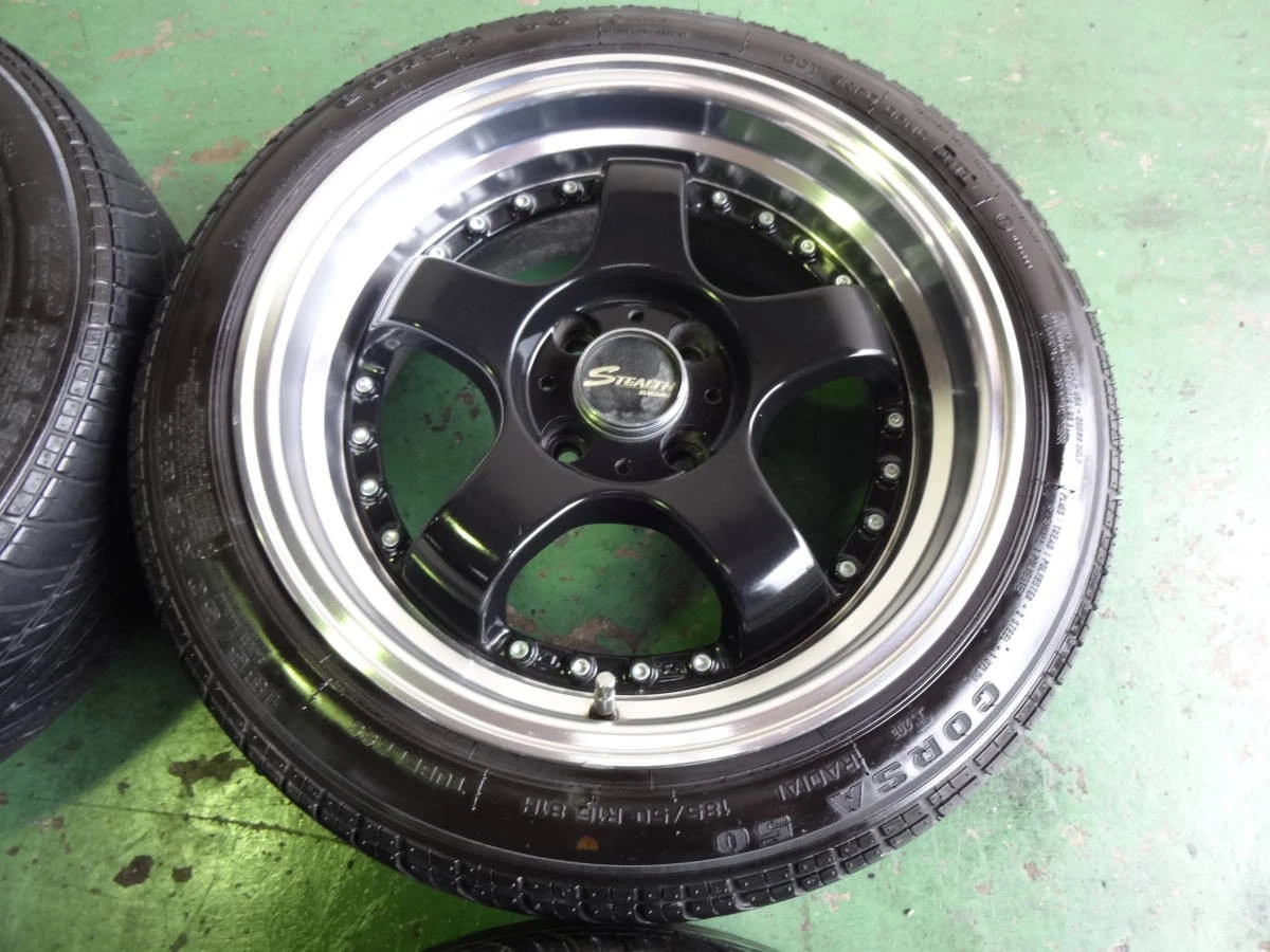 JDM DEEPS Stealth Racing PROGRESS K35 Tires 4-Pack 185/50R16 for Honda No Tires - Image 3