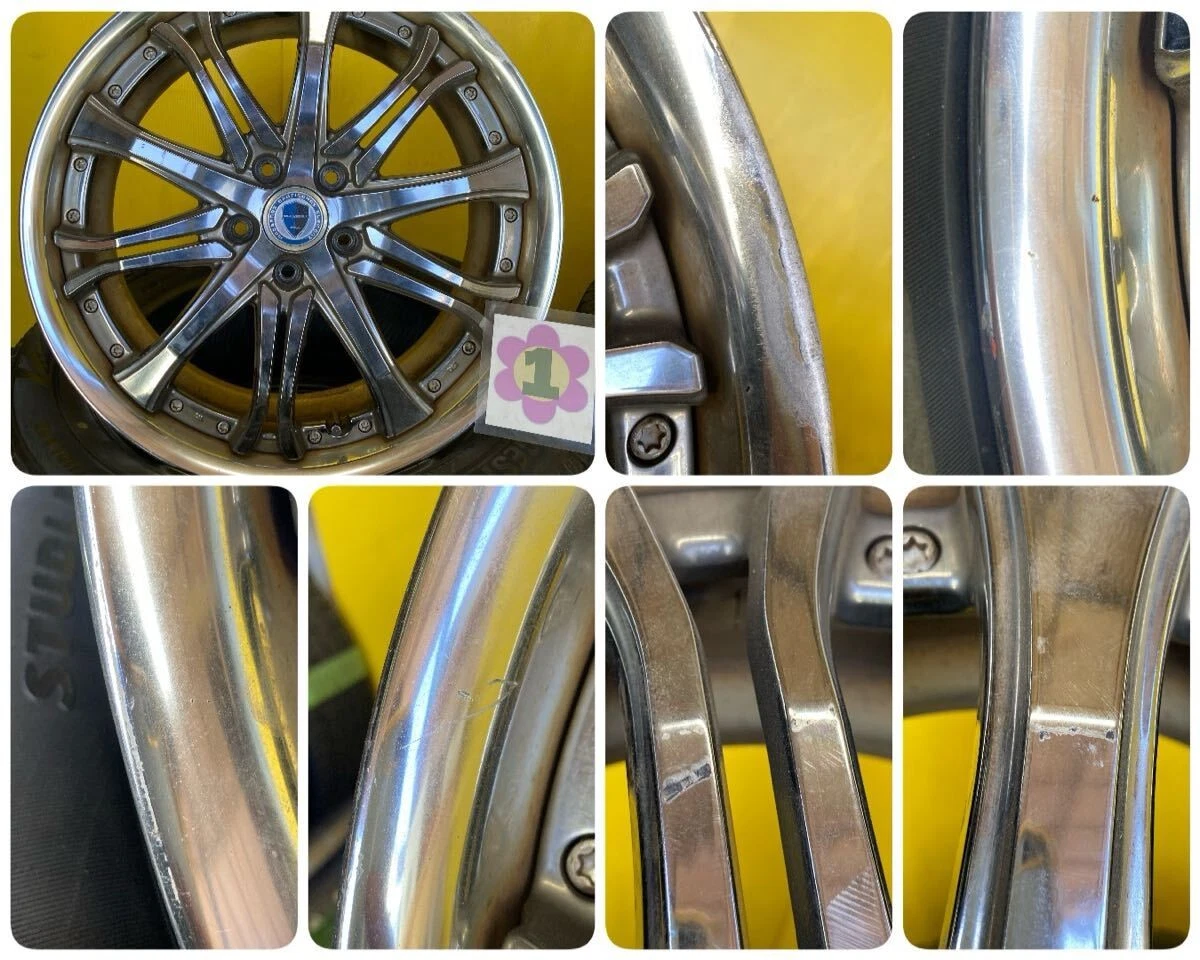 JDM WORK Schwert SC6 Aluminum Wheels 4-Piece Set 198.0J Offset +55 PCD No Tires - Image 3