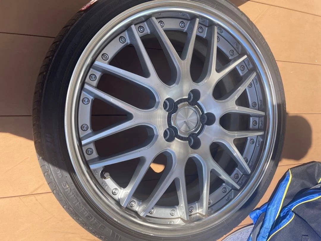 JDM WORK Lanvec LM1 work Lanvec 19-inch No Tires - Image 2