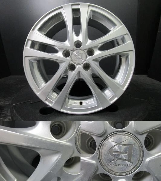 JDM Aphrodite WX 7J-17+48 114.3 silver wheels with Goodyear IceNavi 7 No Tires - Image 6