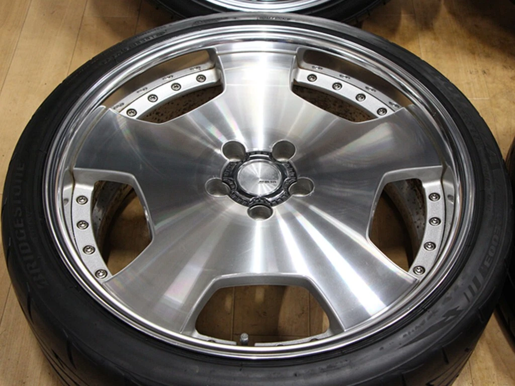 JDM B892 Rare WORK Lanvec LD1 20x8J+38 9J+45 PCD114.3 245/35R20 tires No Tires - Image 5