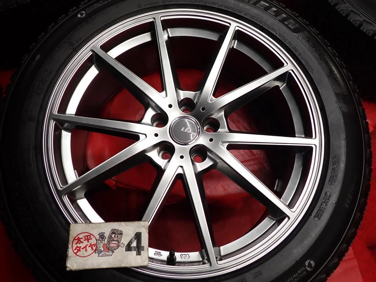 JDM Lexus 4-Piece Set: Michelin X-ICE SNOW SUV 235/55R20H 5-Spoke Alum No Tires - Image 8