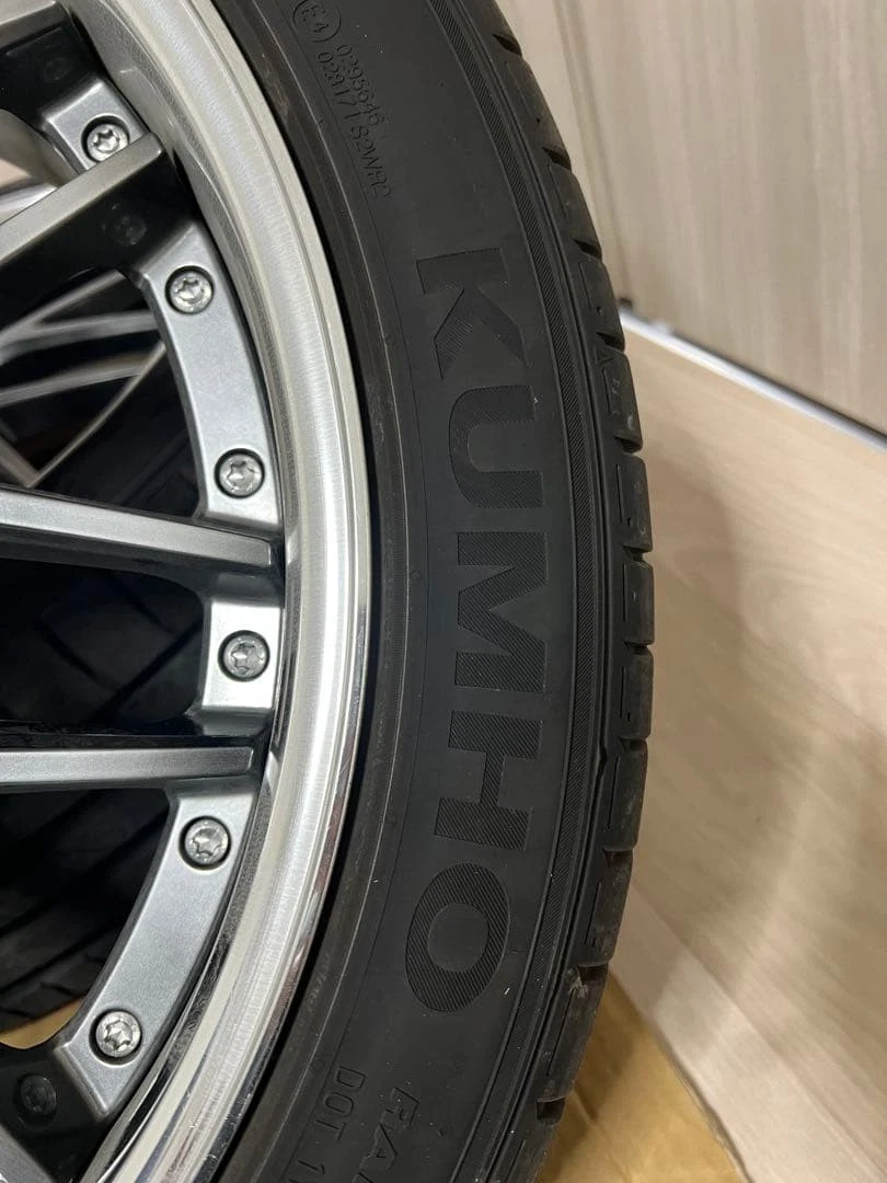 JDM WORK Lanvec LM1 20 tire and wheel set 4 books No Tires - Image 7