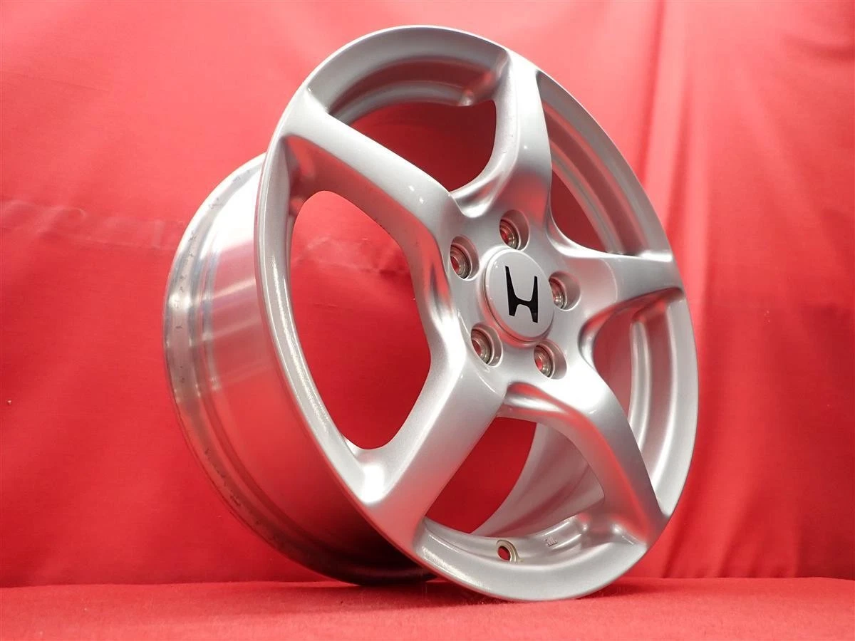 JDM Genuine HONDA S2000 Used Wheels 4Book 6.5/7.5J PCD114.3 5-Hole +55 No Tires - Image 2