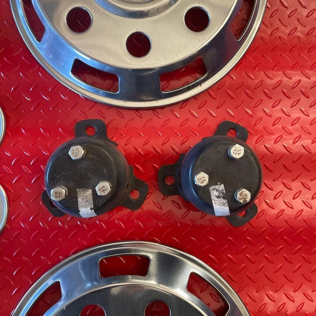 JDM Small size metal plated wheel cap cover for trucks No Tires - Image 6