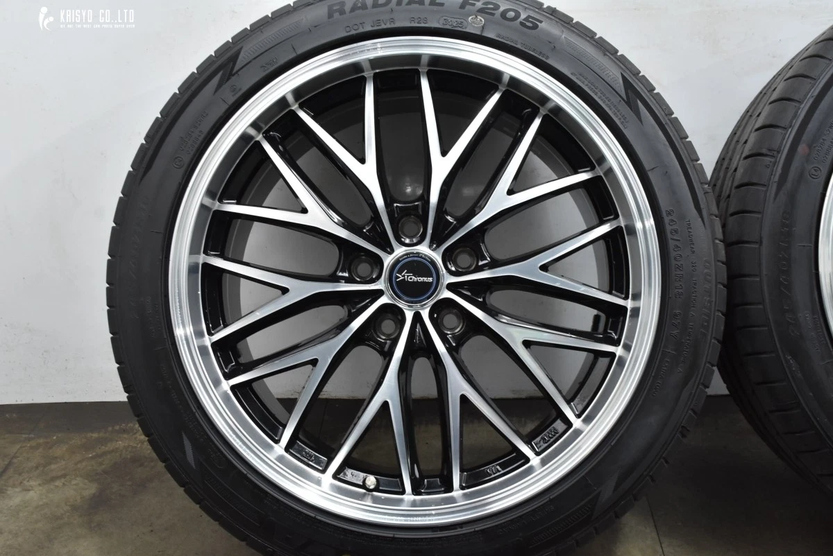 JDM Chronus CH-113 18-inch 8J +42 PCD114.3 Minerva F205 245/40R18 tire No Tires - Image 5