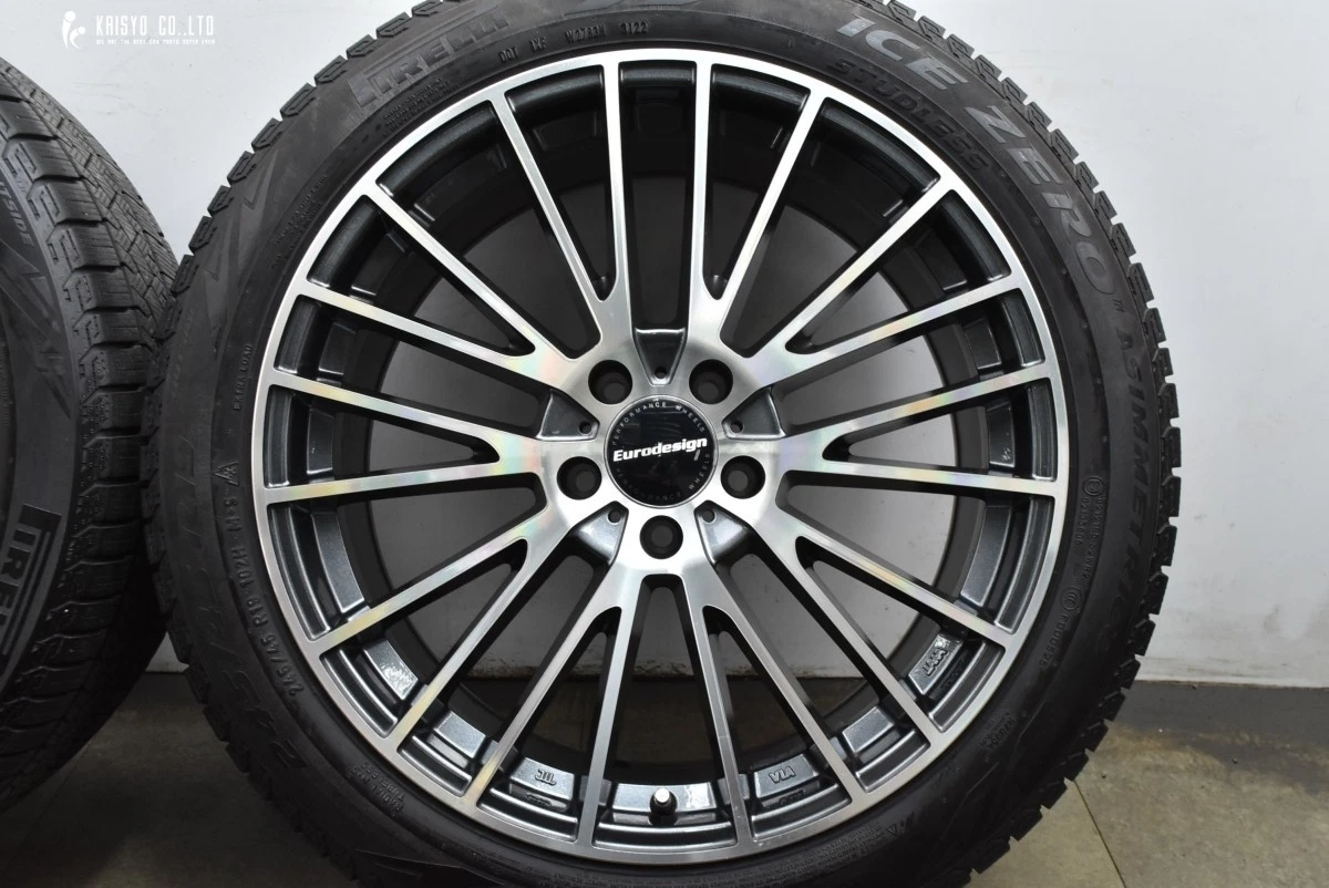 JDM Replacement Euro Design 19-inch 8.5J +33 PCD112 Pirelli Ice Asimme No Tires - Image 6