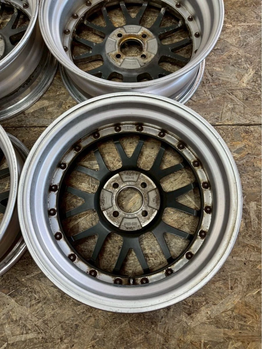 JDM Rare SSR MS1 165.5J+45 6J+39 PCD100 4-hole 4H Alto Mira Move aqua No Tires - Image 10