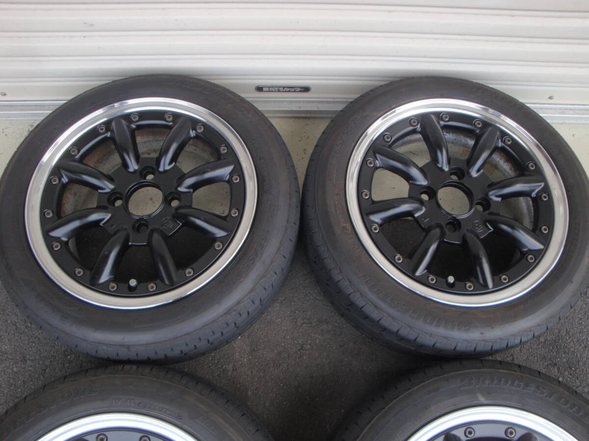JDM Perfect for light trucks and kei cars SSR Watanabe RS-8 14-inch al No Tires - Image 3