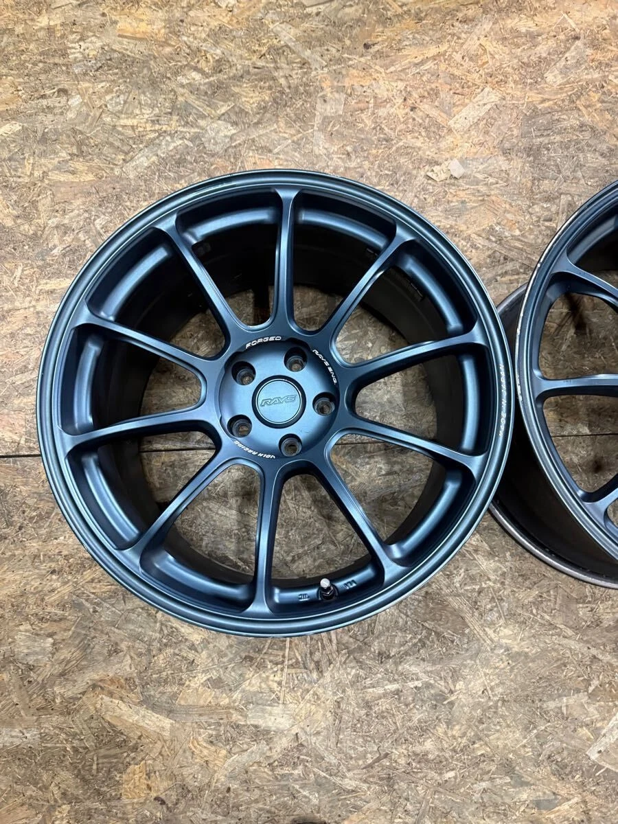JDM Rare RAYS Volk Racing ZE40 1910.5J+22 PCD 114.3 5-hole 5H lightwei No Tires - Image 2