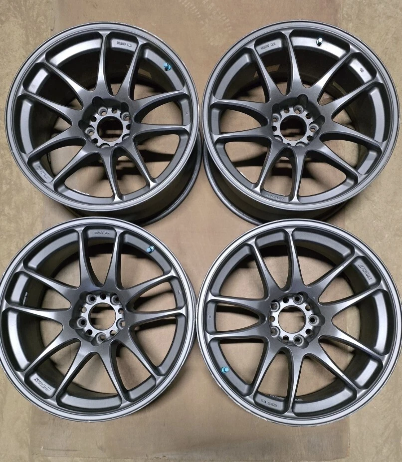 JDM WORK EMOTION KAI 18 9.5J +12 4Book Set work emotion 114.3 Dori No Tires