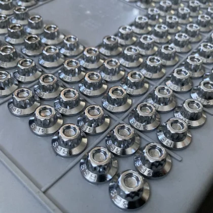 JDM Exquisite Finish BBS RS Genuine Piercing Bolt & Nut Set 152 Books No Tires