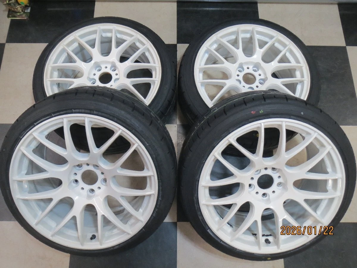 JDM WORK EMOTION M8R 18JZX100 JZX110 Skyline 8.5J +38 / 9.5J +38 5H114 No Tires