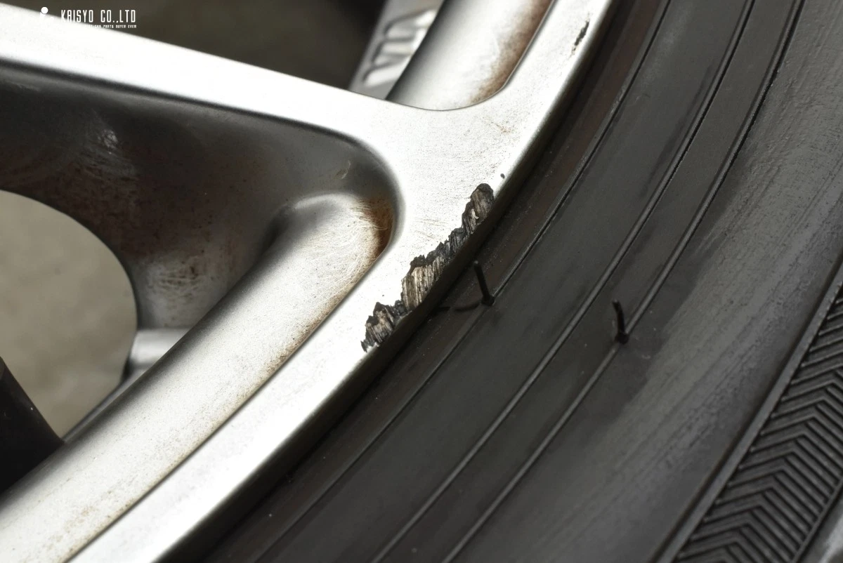 JDM Brilled Groove 14Book Spoke 16in 7J 33 PCD120 Dunlop Winter Maxx 0 No Tires - Image 9