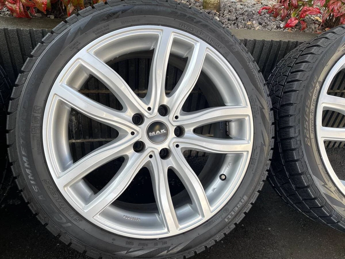 JDM BMW-specific MAK-FAHR 18-inch wheels with PIRELLI high-performance No Tires - Image 4