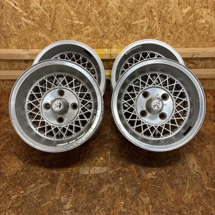 JDM Rare deep rims ENKEI mesh 13x7J+2 114.3/4 bolt pattern for older c No Tires