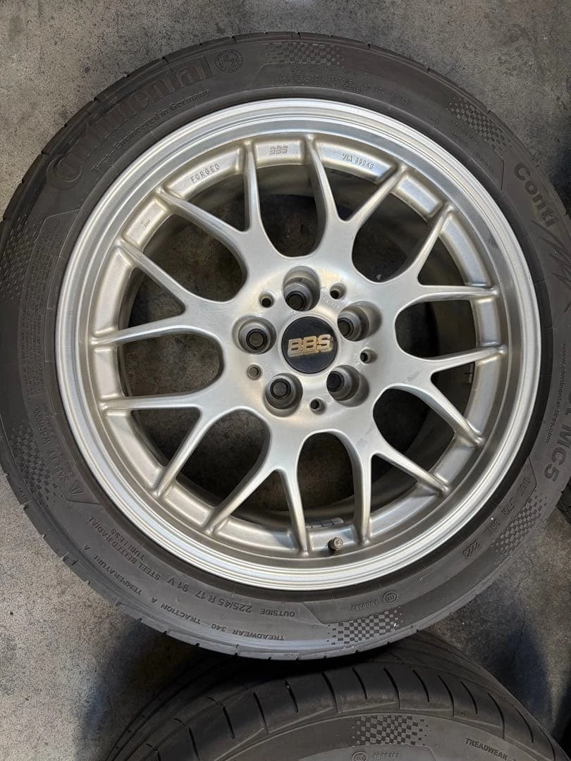JDM BBS RG-R 17 Wheel Set with Tires No Tires - Image 3