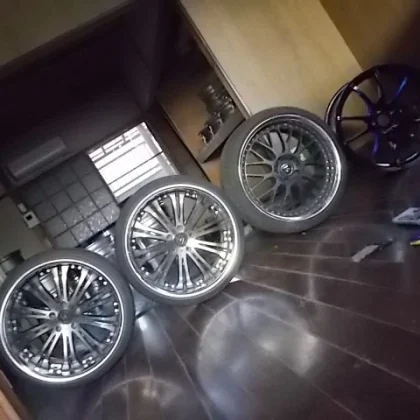 JDM Total 4 wheels deep rim center 199.5J+15+20 PCD114.3-5H Shallen WO No Tires