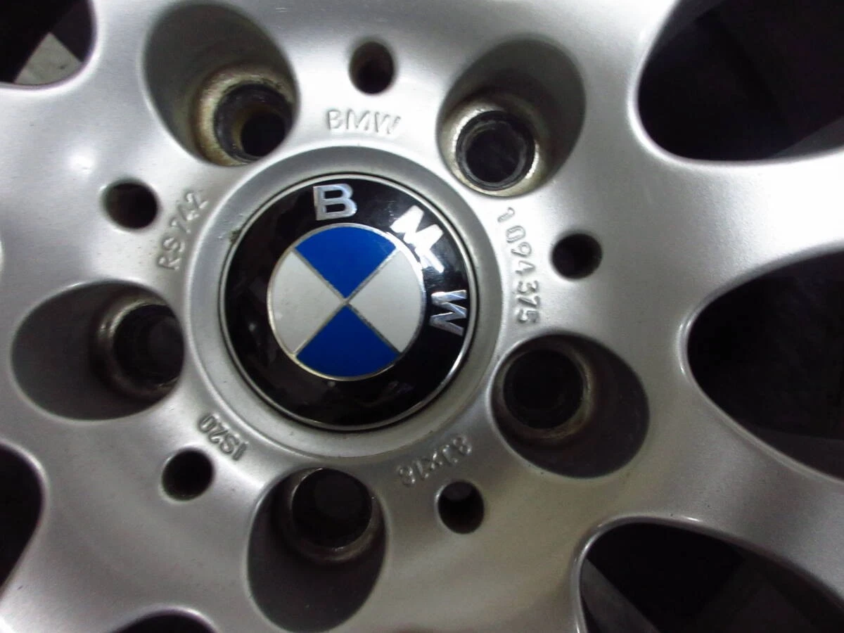 JDM Rare BMW E38 genuine optional BBS Black Spoke Composite II wheels No Tires - Image 8