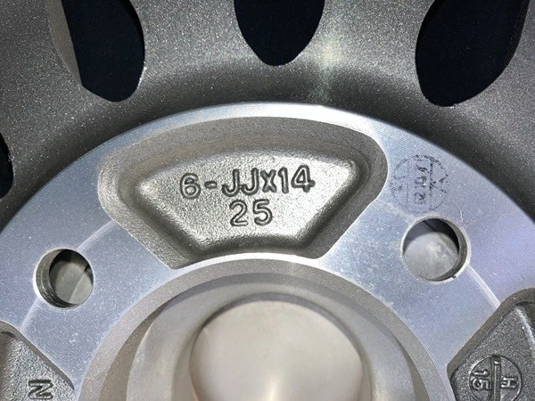JDM B5 Old Car Wheel SPA Aluminum Wheel 14x6J Offset 25 PCD: 114.3 4-L No Tires - Image 5
